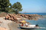 Beach holidays at Camping Douce Quietude in St Raphael, Cote d'Azur